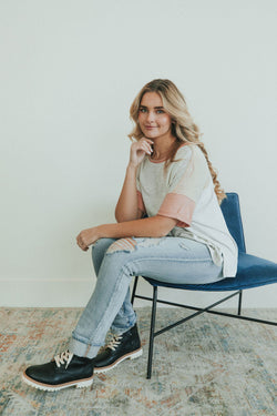 On The Move Contrast Top