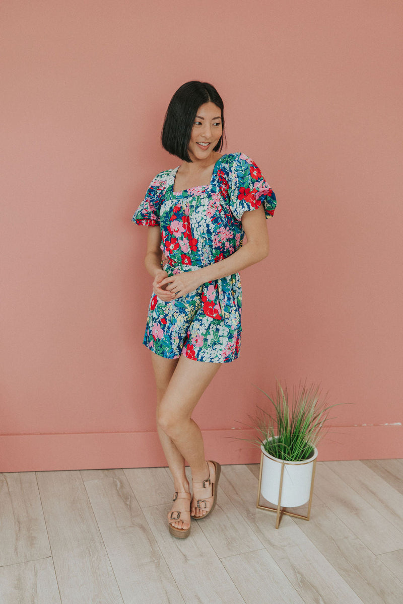 Be A Standout Floral Romper
