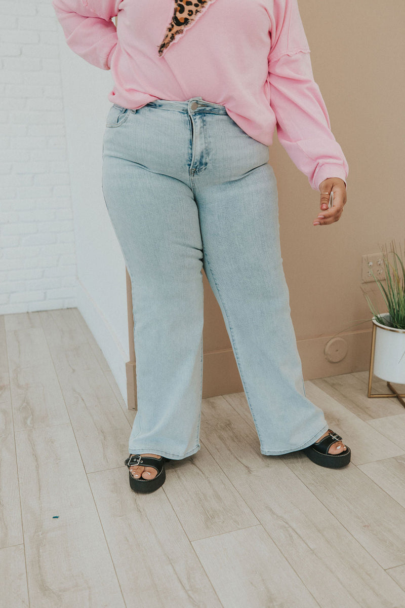 It Takes Time Wide Leg Jeans