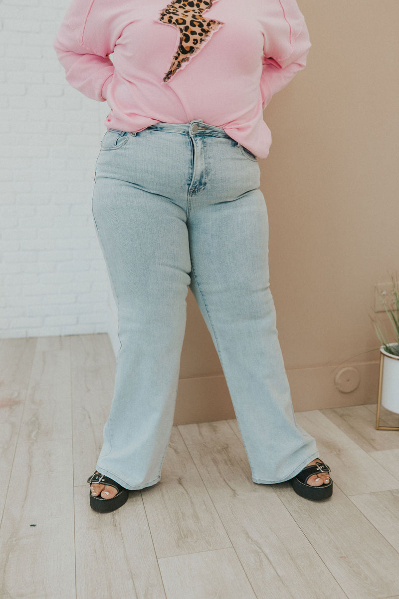 It Takes Time Wide Leg Jeans