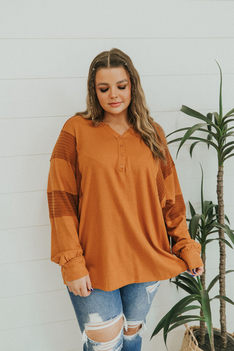 Just Too Sweet Contrast Sleeve Top