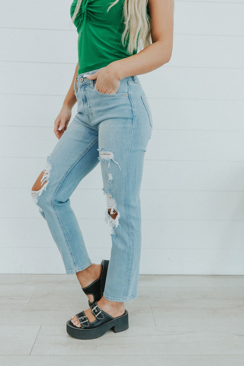 Can't Resist Straight Leg Jeans