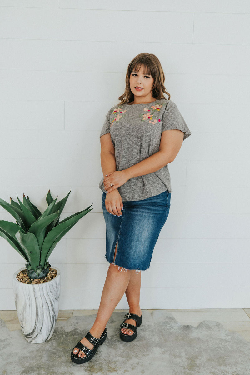 Get It Girl Denim Skirt