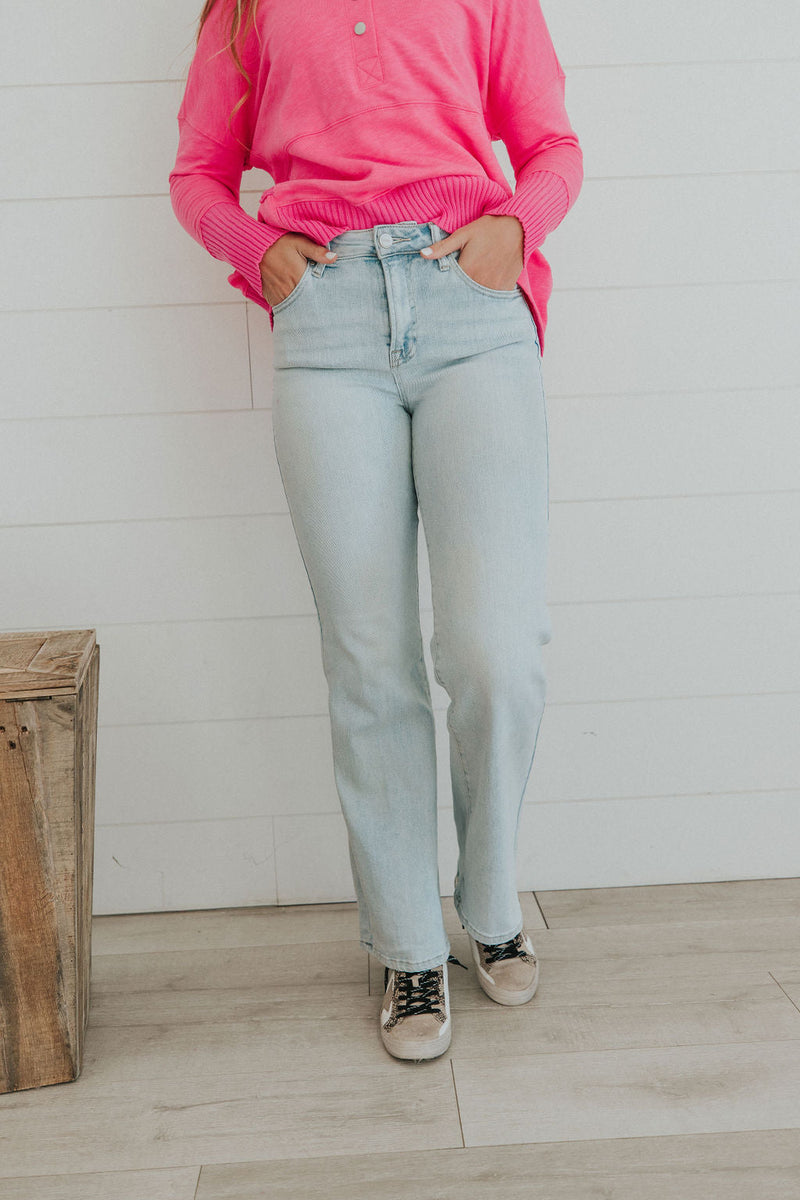 It Takes Time Wide Leg Jeans