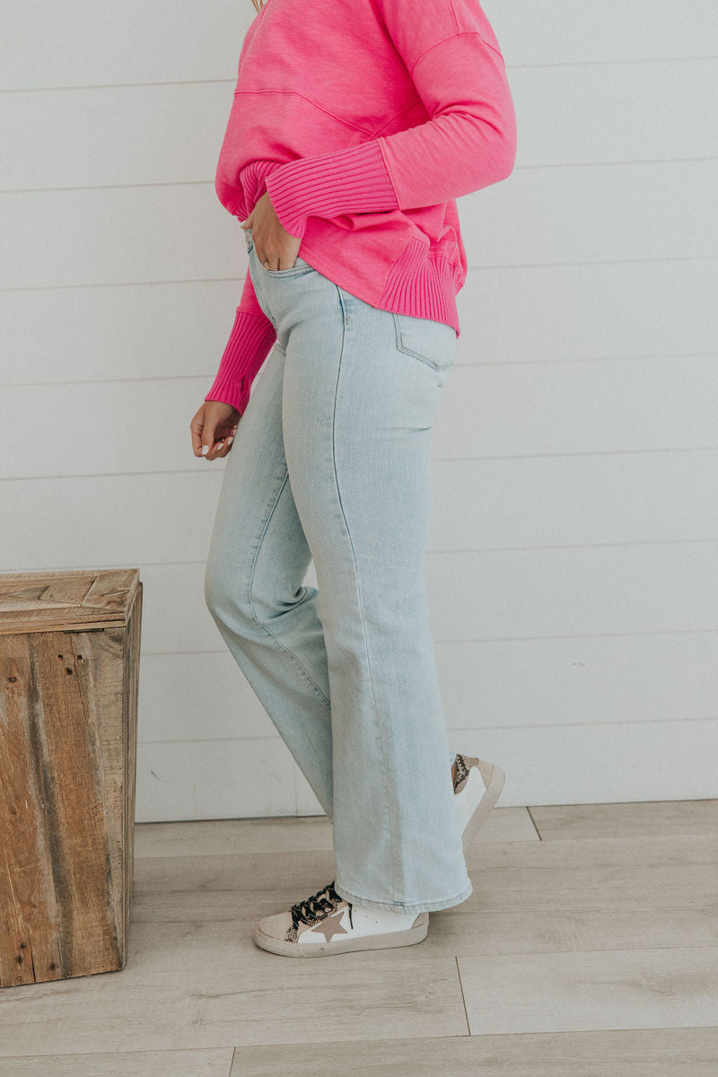 It Takes Time Wide Leg Jeans
