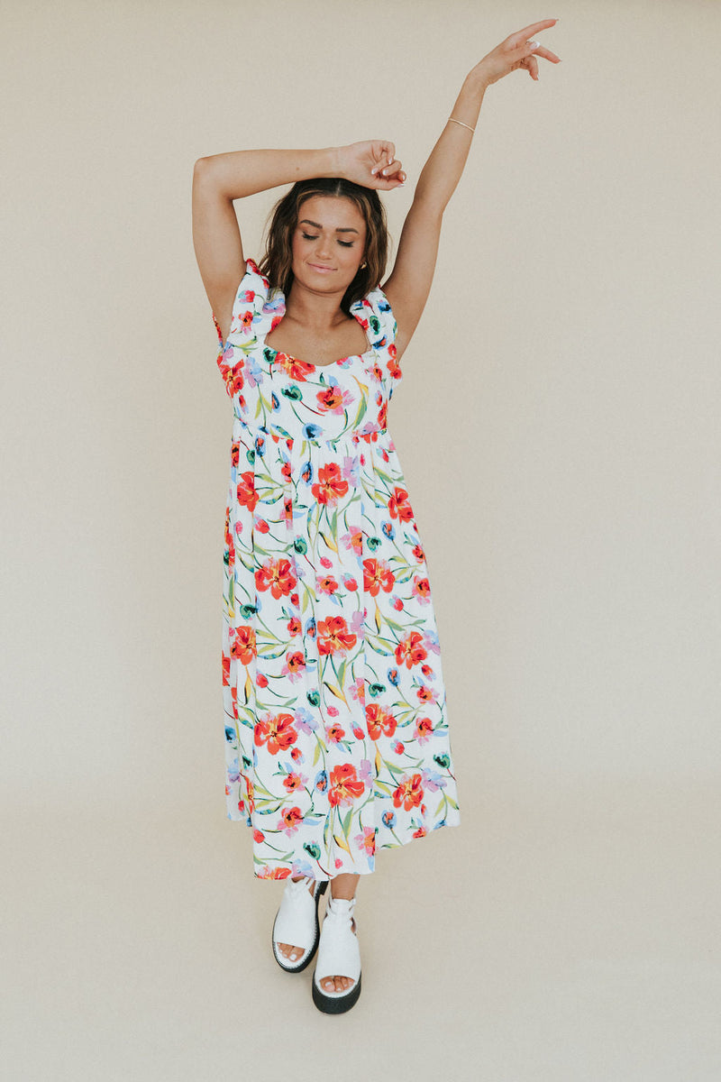 Embrace The Love Floral Dress