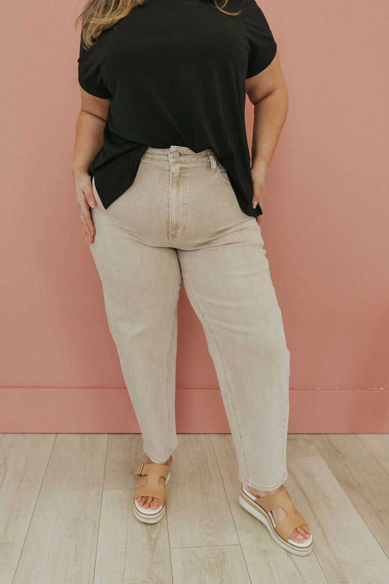 Wish For Fun Pink Crop Jeans