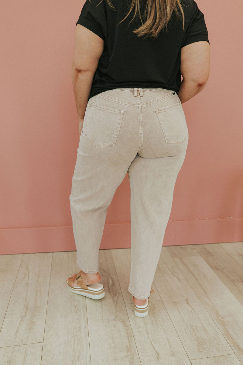 Wish For Fun Pink Crop Jeans