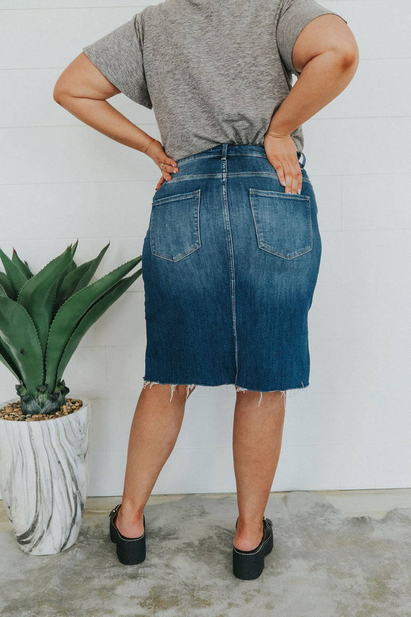 Get It Girl Denim Skirt