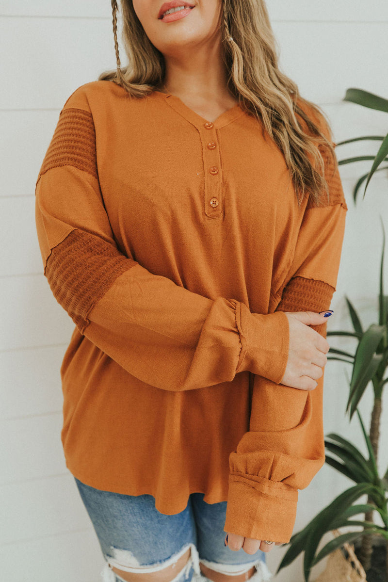 Just Too Sweet Contrast Sleeve Top