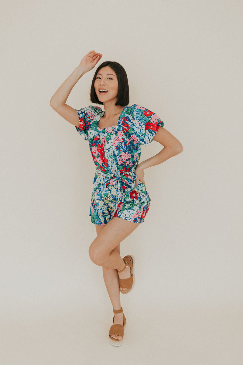 Be A Standout Floral Romper