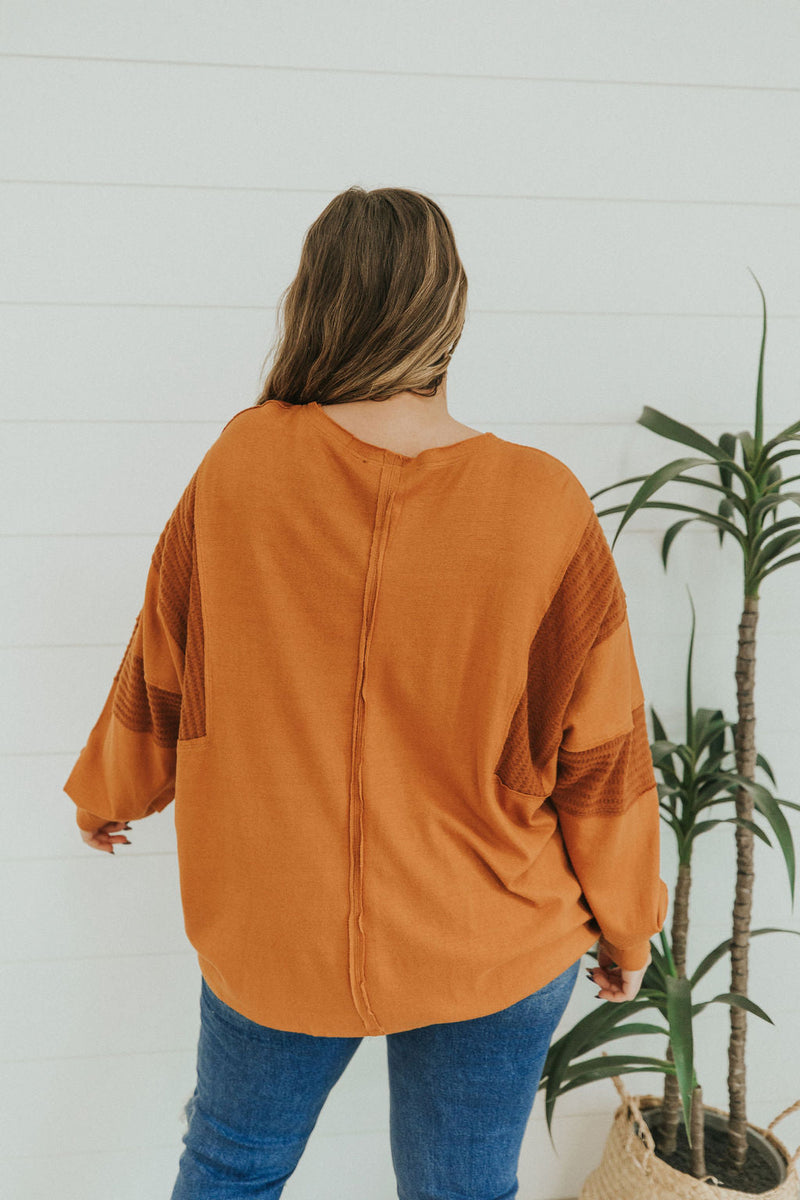 Just Too Sweet Contrast Sleeve Top