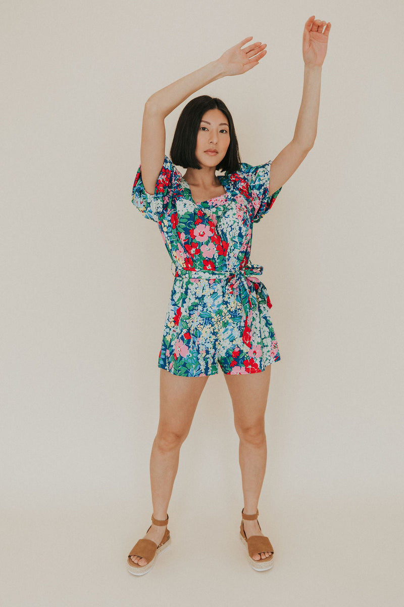 Be A Standout Floral Romper