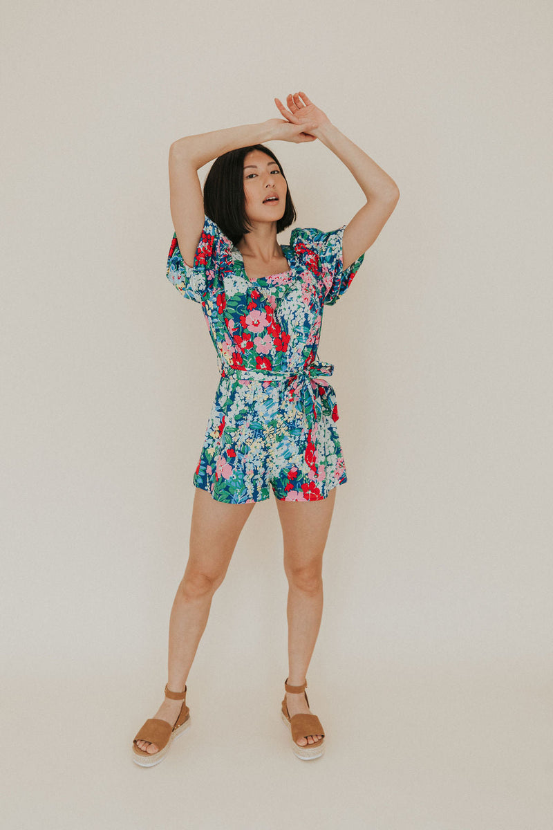 Be A Standout Floral Romper