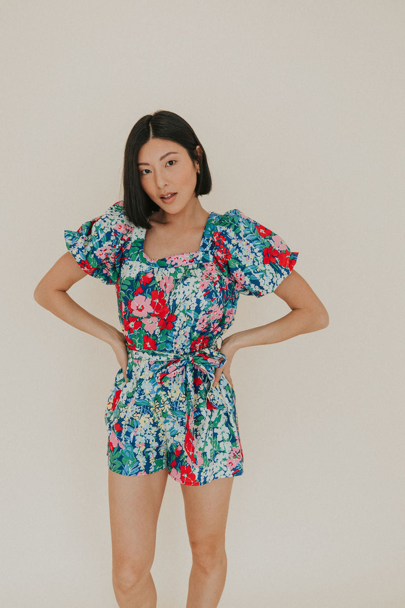 Be A Standout Floral Romper