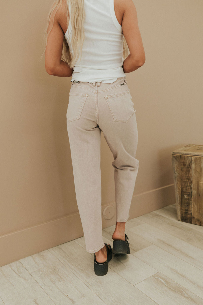 Wish For Fun Pink Crop Jeans