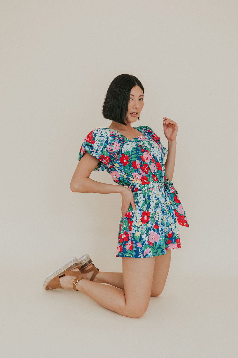 Be A Standout Floral Romper