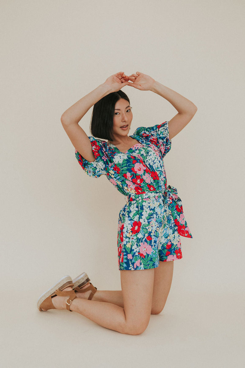 Be A Standout Floral Romper