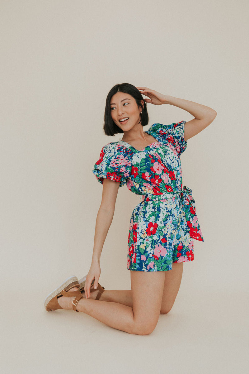 Be A Standout Floral Romper