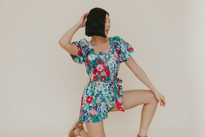 Be A Standout Floral Romper