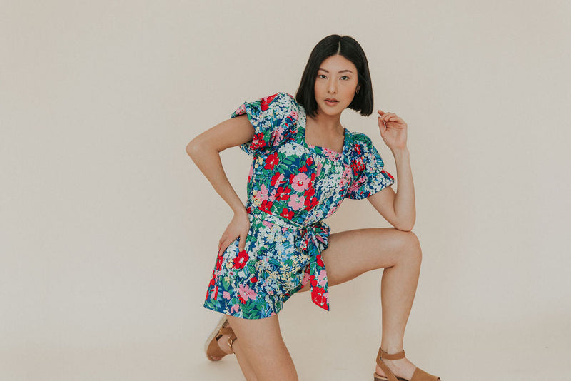 Be A Standout Floral Romper