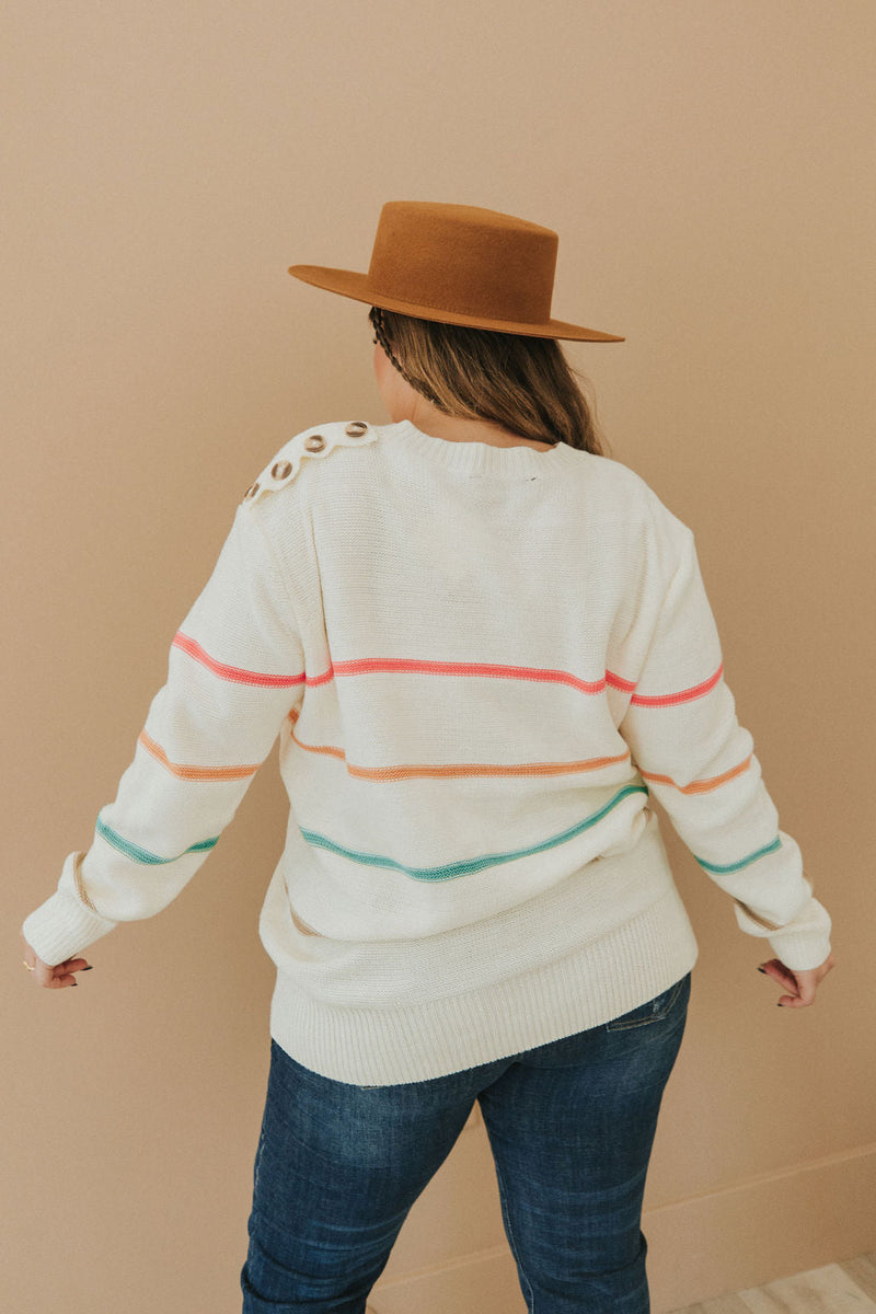 Any Day Striped Sweater