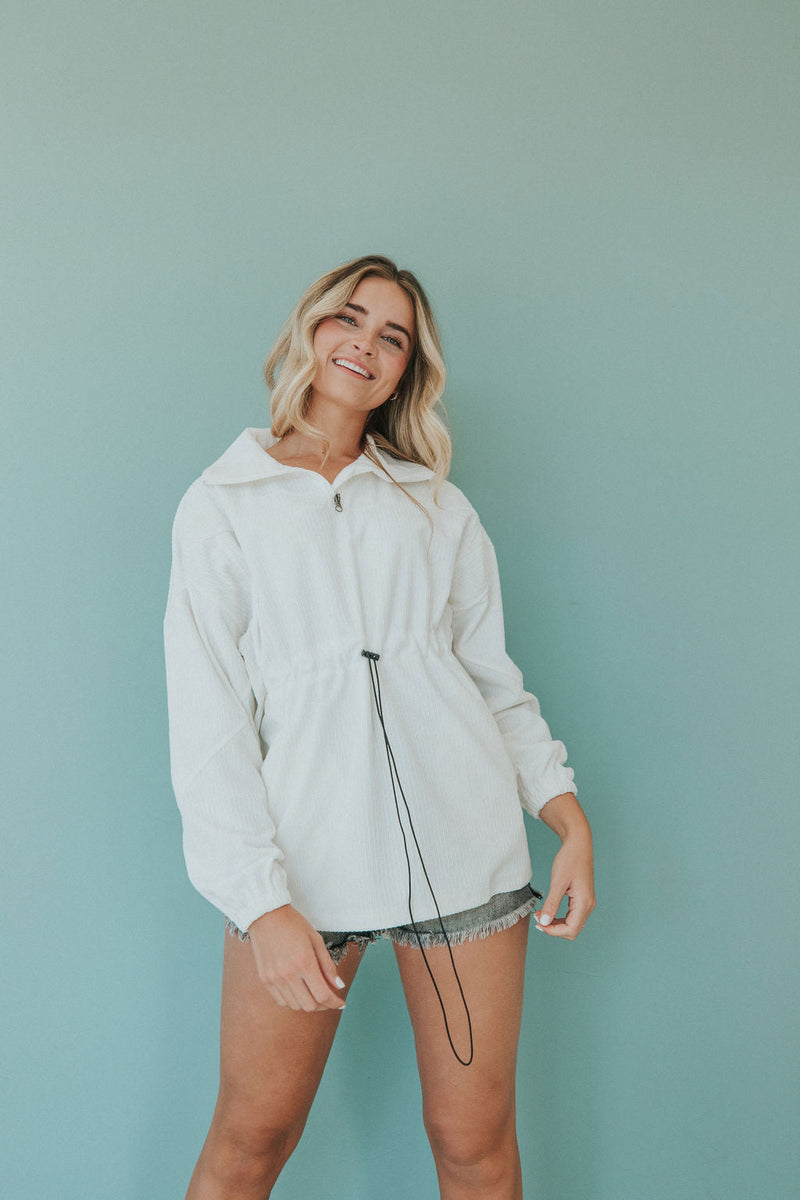 Tori Toggle Tie Pullover