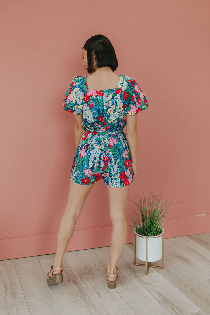 Be A Standout Floral Romper