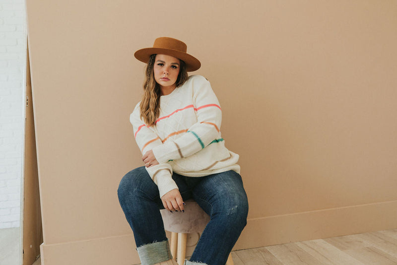 Any Day Striped Sweater