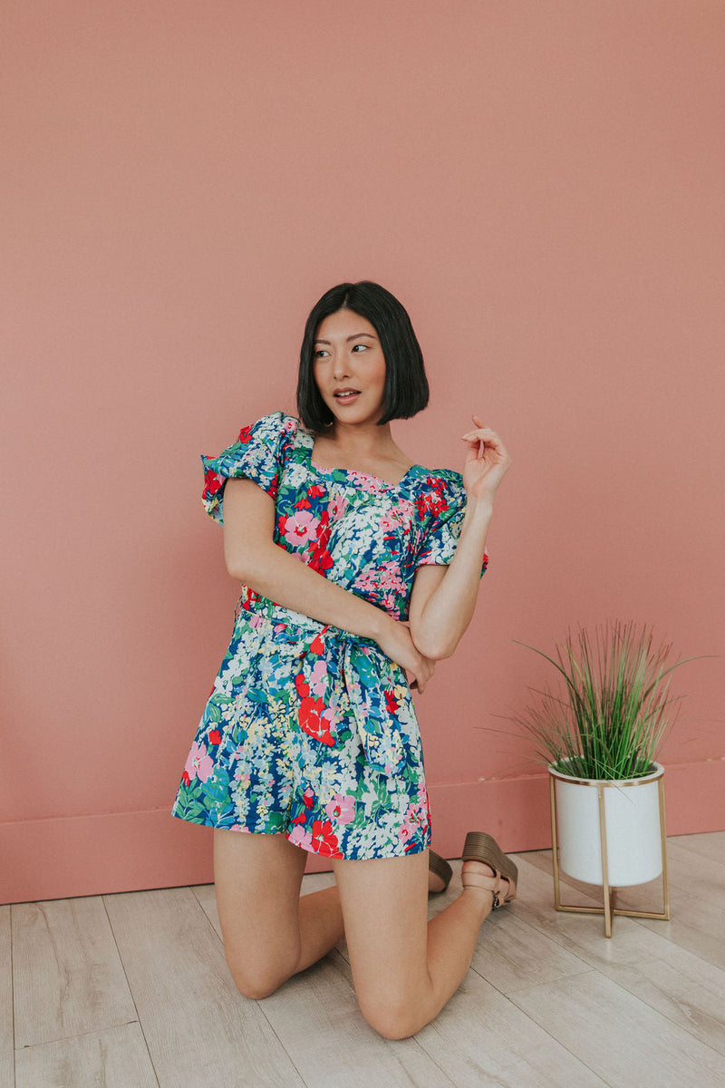 Be A Standout Floral Romper
