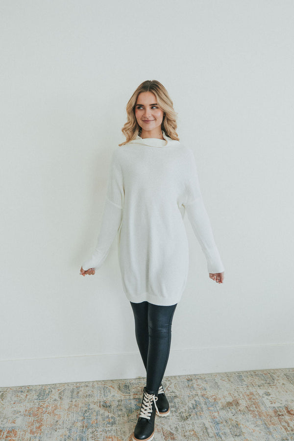 In It For Love Tunic - Cream