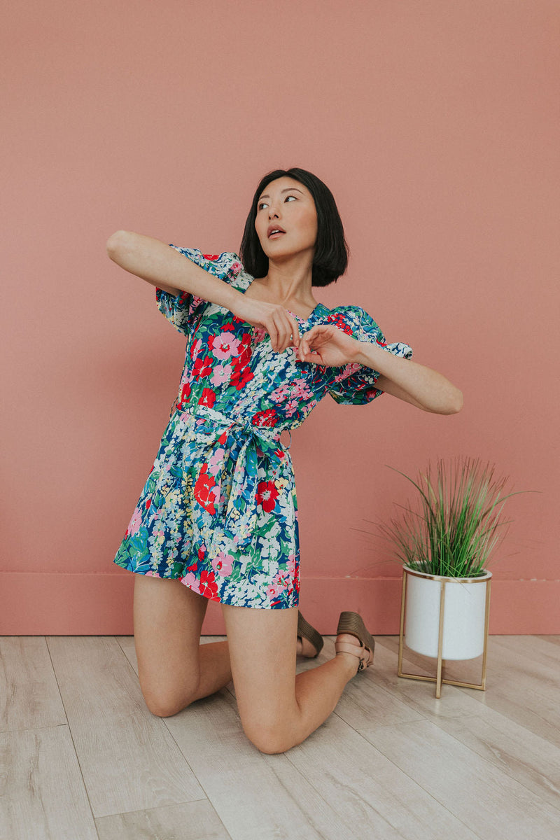 Be A Standout Floral Romper