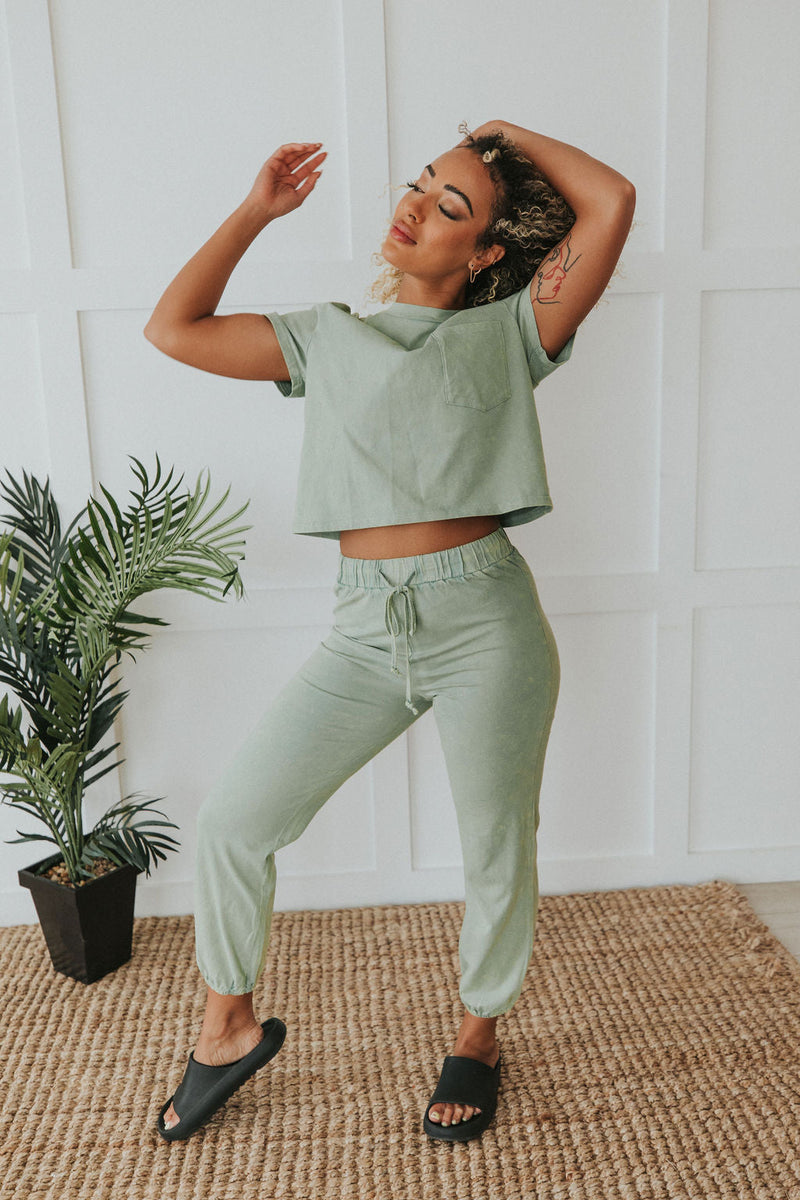 On The Daily Cropped Tee