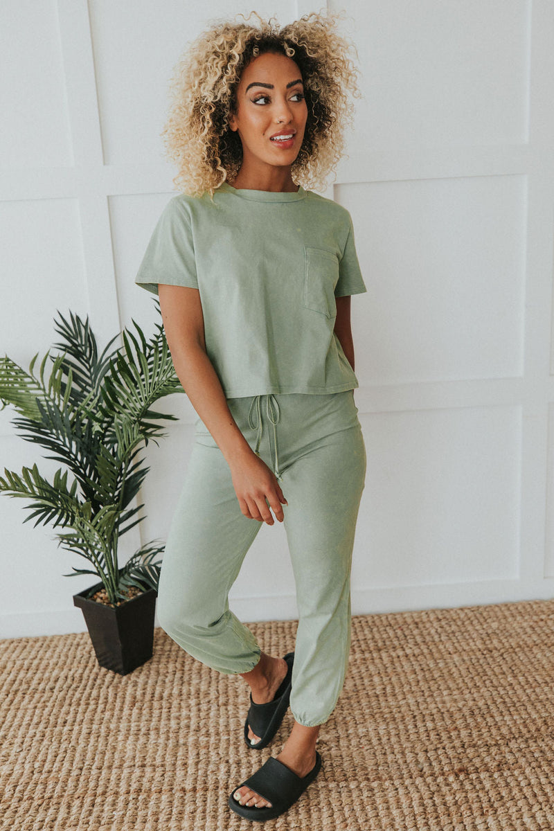 On The Daily Cropped Tee