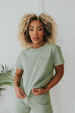 On The Daily Cropped Tee