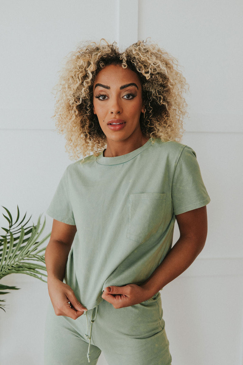 On The Daily Cropped Tee