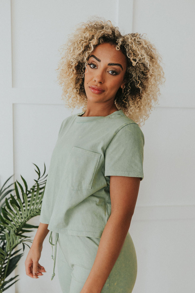 On The Daily Cropped Tee