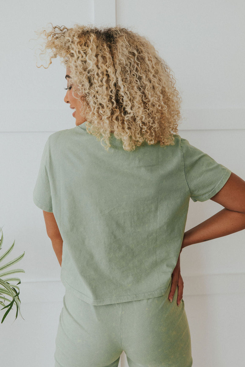 On The Daily Cropped Tee