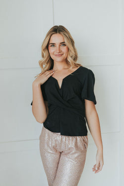 Reach Out Front Twist Tee