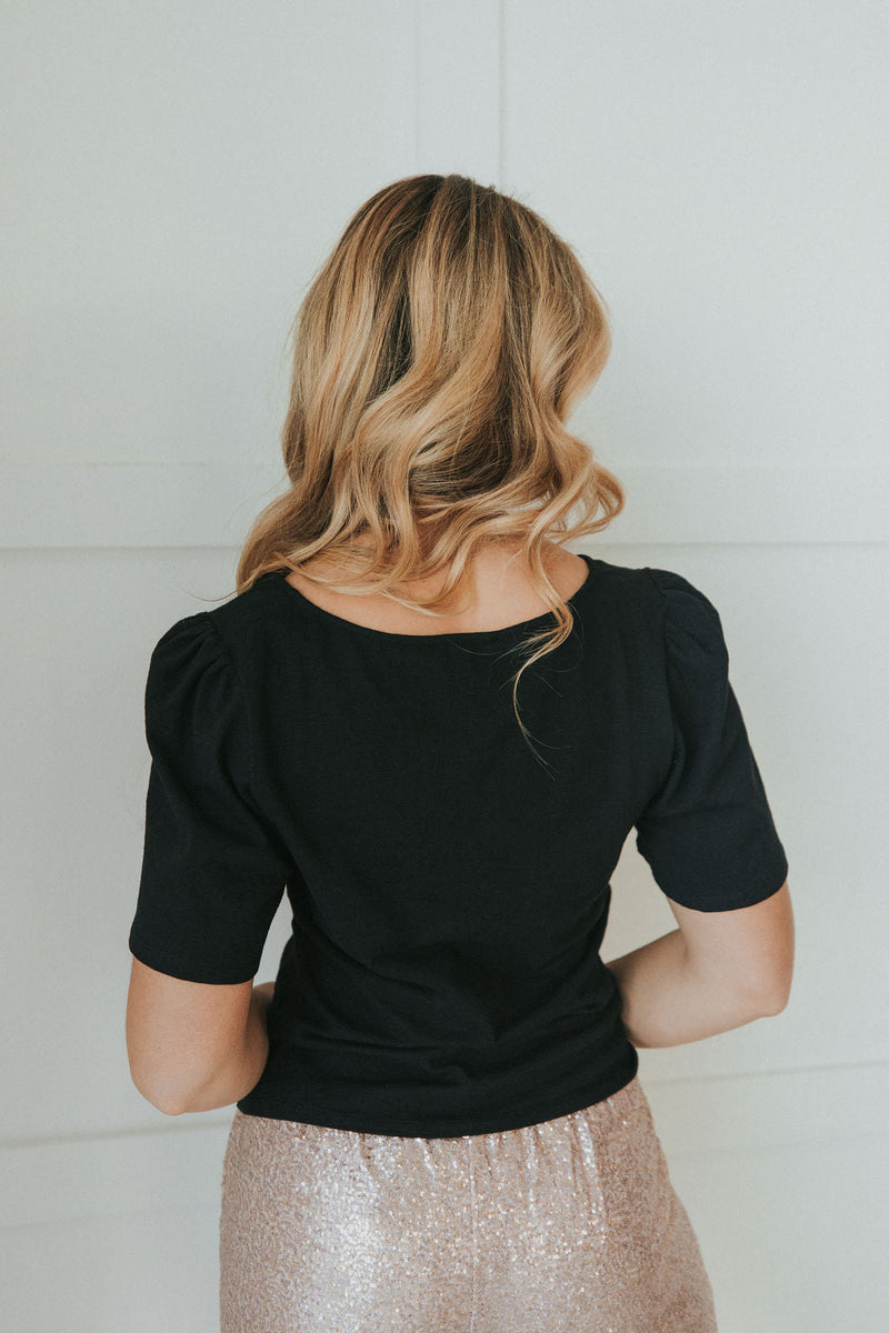Reach Out Front Twist Tee