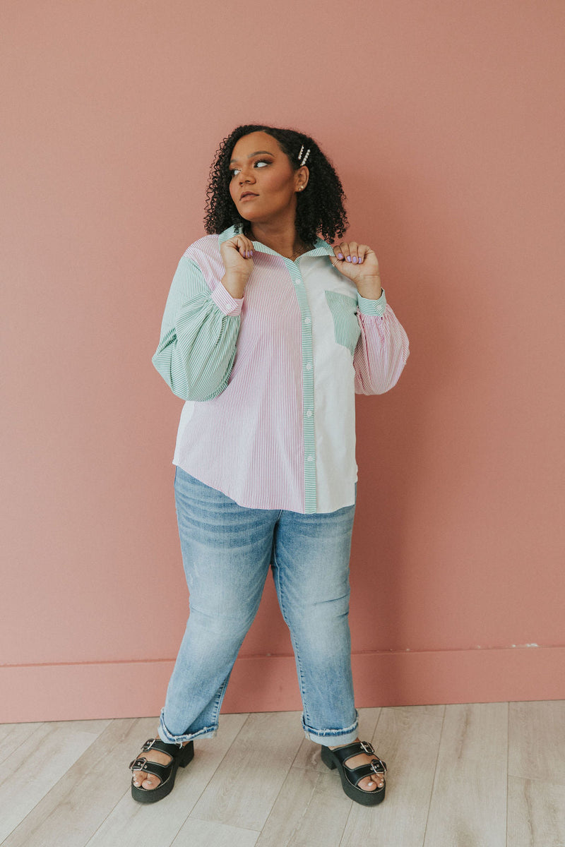 Strong Feelings Button Up Shirt