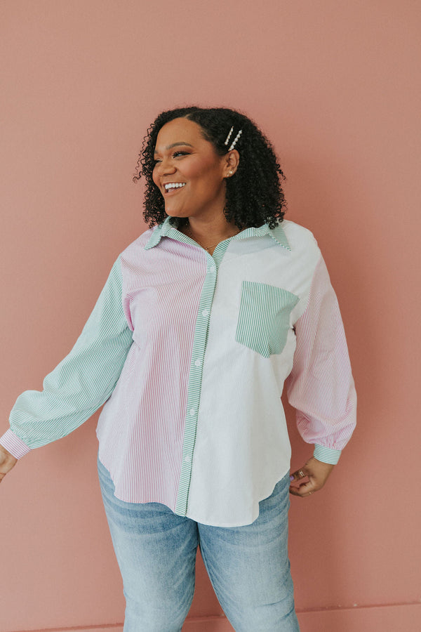 Strong Feelings Button Up Shirt