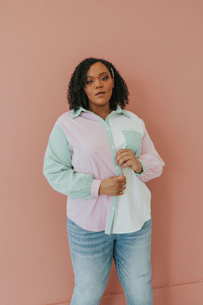 Strong Feelings Button Up Shirt