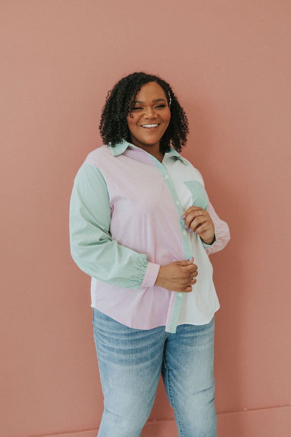 Strong Feelings Button Up Shirt