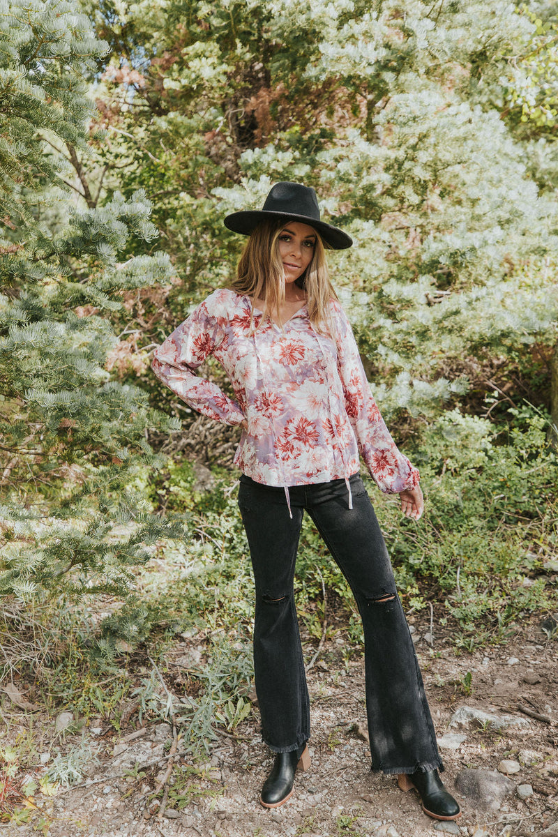 Speak To Me Floral Top