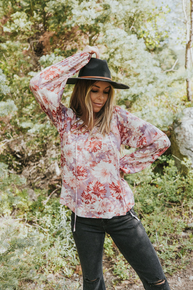 Speak To Me Floral Top