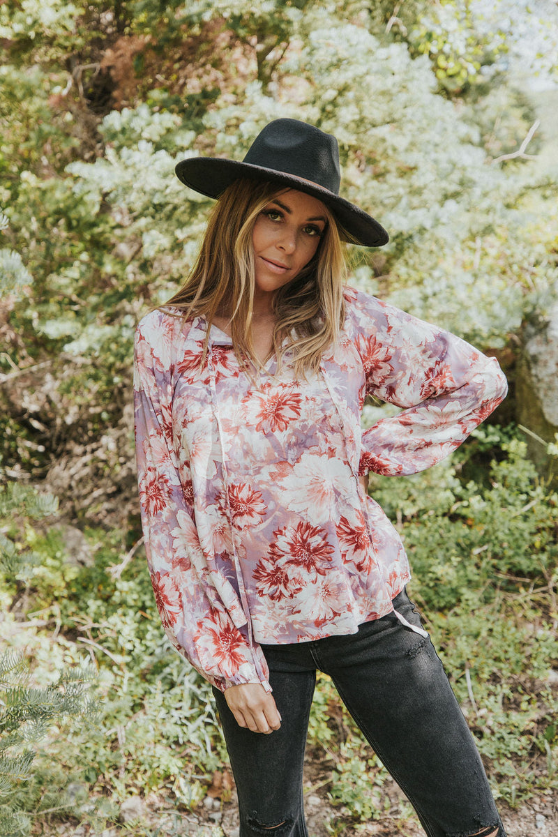 Speak To Me Floral Top