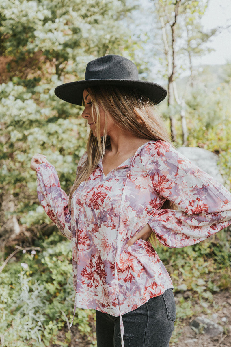 Speak To Me Floral Top