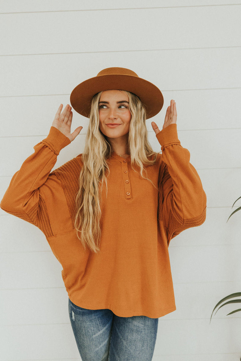 Just Too Sweet Contrast Sleeve Top