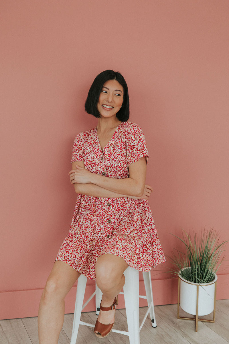 Before You Know It Ditsy Floral Dress